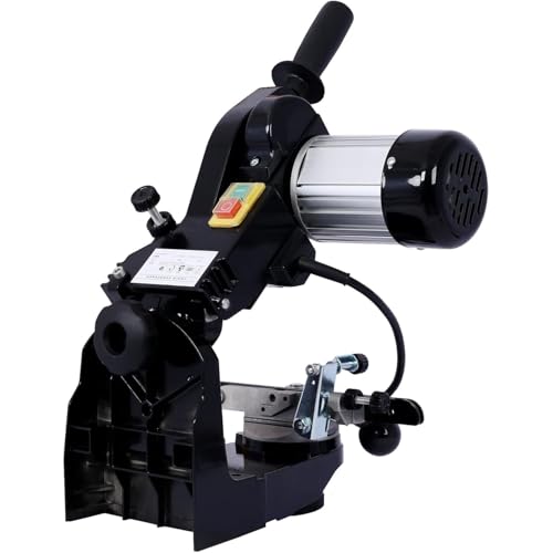 Rectificadora automática de cadena de sierra, amoladora eléctrica de cadena multiángulo con ruedas abrasivas para un afilado eficiente, herramienta de mantenimiento de motosierra