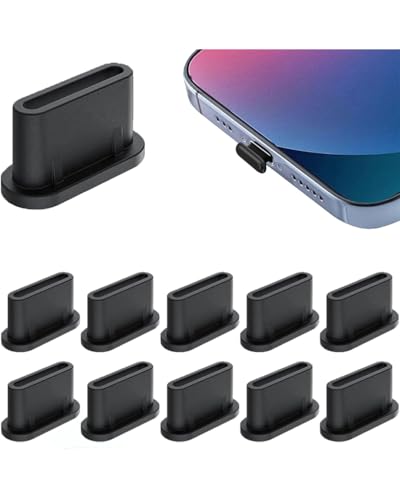 10PCs USB C Dust Plug - Type C Anti Dust Plugs, USB C Charging Port Cover Protector Cap, Type C...