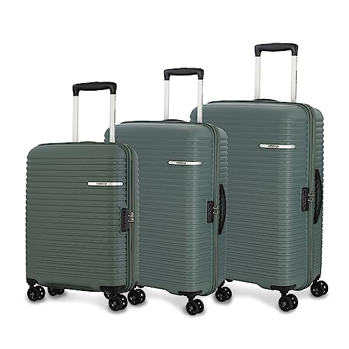 Image of American Tourister Liftoff 3PC Set Polypropylene (PP) Hard 8 Wheels Spinner Luggage 49cms /Suitcase /Trolley Bag for Travel (Olive)
