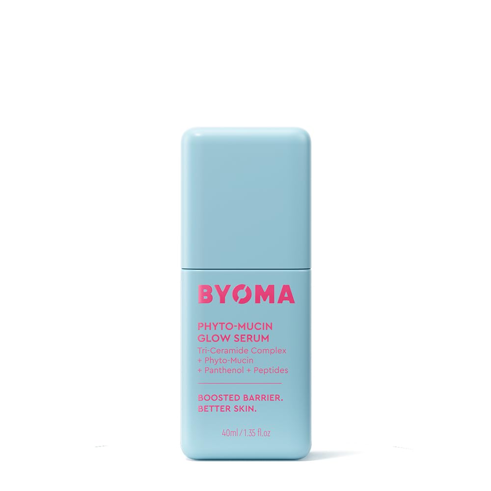 BYOMA Phyto-Mucin Glow Serum – Mucin Face Serum for Glass Skin – Plumps, Primes + Hydrates – Flawless Primer and Makeup Base – Strengthens Skin Barrier – 1.35 fl.oz BYOMA Phyto-Mucin Glow Serum – Mucin Face Serum for Glass Skin – Plumps, Primes + Hydrates – Flawless Primer and Makeup Base – Strengthens Skin Barrier – 1.35 fl.oz