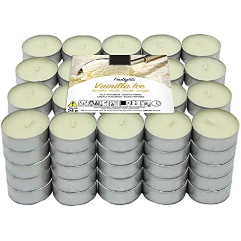 VELAS LUMAR Aromatic Velas de té aromáticas (Vainilla Pack 100) Cover