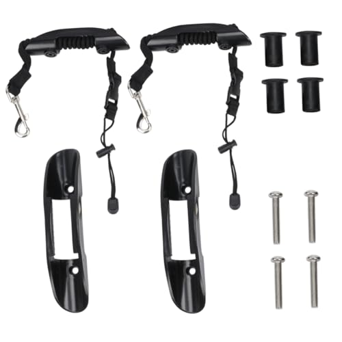 Toddmomy Paddle Leash Set for Kayak Safety Rope Deck Clips Kayak Accessories Paddle Holder