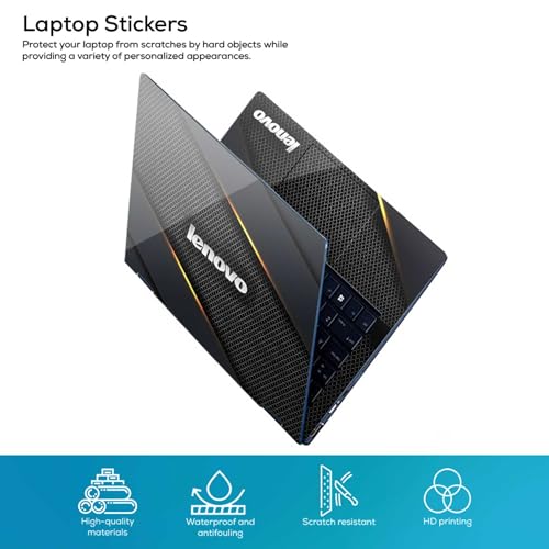 Image of DSGN 146 Full Body Laptop Skin Bubble-Free| Laminated| Removable| HD Quality Sticker for Laptops Upto 15.6 Inches Compatible with Lenovo