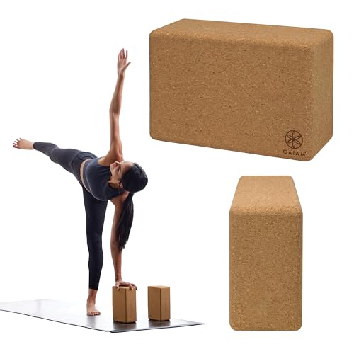 Image of Gaiam Yoga Block - Supportive Latex-Free Eva Foam - Soft Non-Slip Surface with Beveled Edges for Yoga, Pilates, Meditation