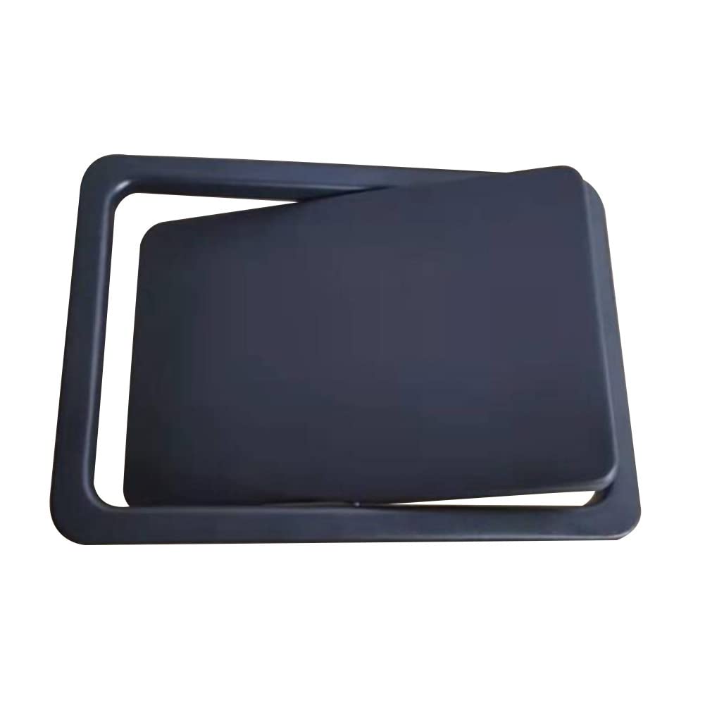 Recessed Countertop Flap Lid, Trash Bin Balance Cover Stainless Steel Built-in Grommet Waste Chute