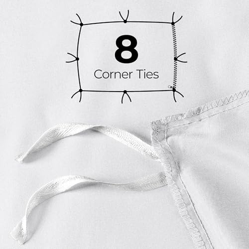 Image of Utopia Bedding Duvet Cover King Size - 3 Piece with Zipper Closure - 1 Comforter Cover 104X90 Inches & 2 Pillow Shams 20X36 Inches (White) Comforter Not Included