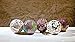 IMAX 1994-5 Abbot Mosaic Deco Balls - Set of 5 Ball Sculpture Figurines as Decorative Accessories for Parties, Banquet Halls, Reception Areas. Craft Supplies
