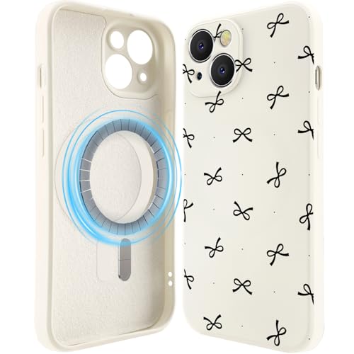 Coque iPhone 16 Pro Max design blanc esthétique au motif noeud pour le quotidien