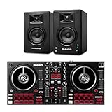 Numark Mixtrack Pro FX DJ Controller and M-AUDIO BX3 Pair Bluetooth Studio Monitors for Studio Recording, Music Production, Podcasting, Streaming