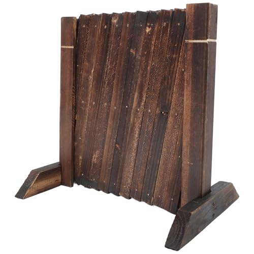 WEKADRIN 伸縮可能な木製ガーデントレリス 自立式アウトドアスクリーン 使いやすい収納と持ち運び バルコニー装飾用 多機能植物支柱兼用