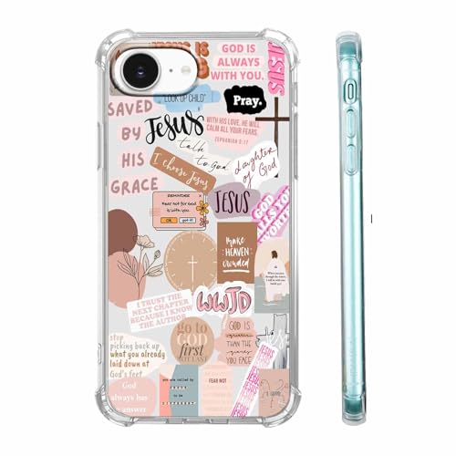 malegaon Jesus Christian Case for iPhone 16e/17e,Aesthetic Bible Verse Quotes