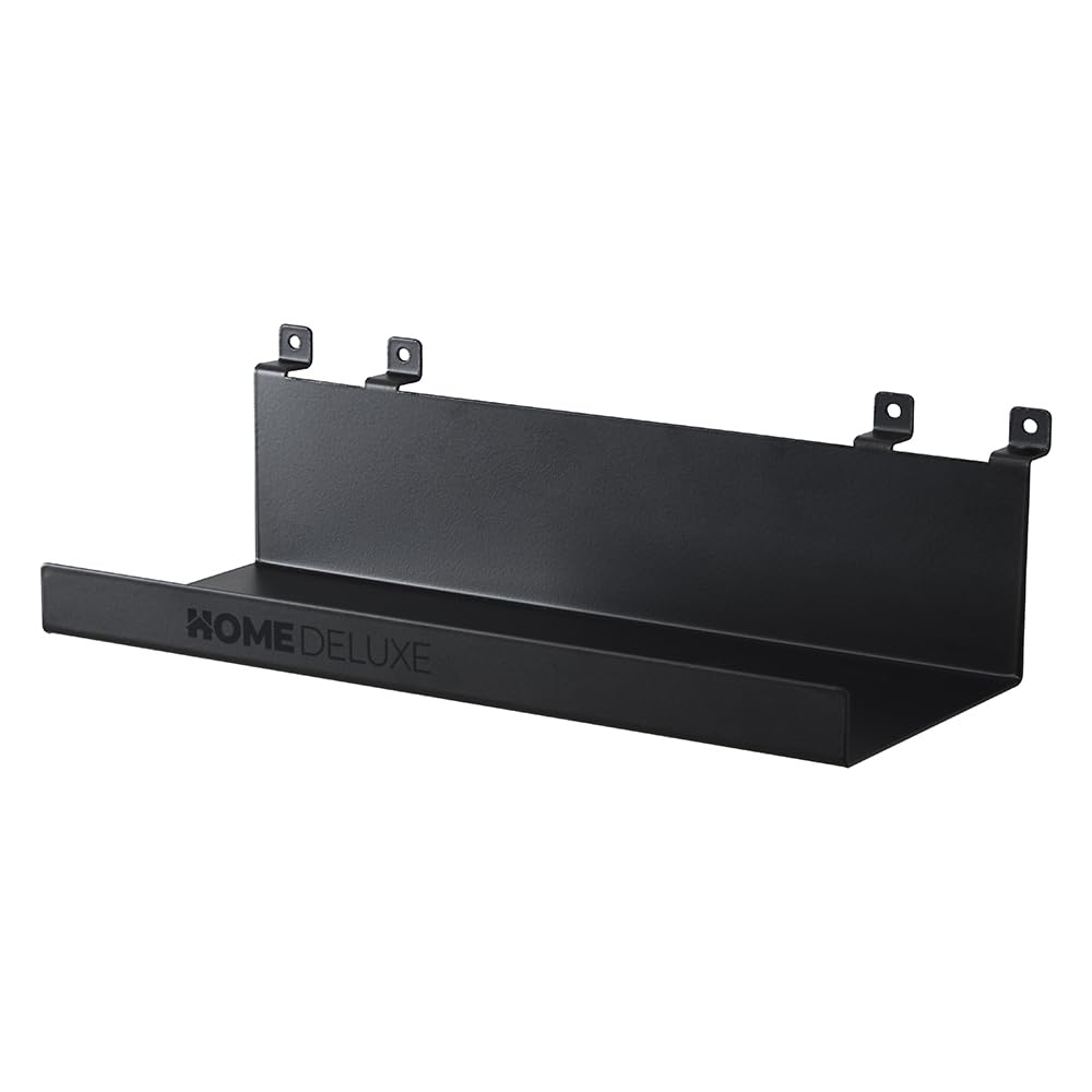 WMLBK Regal Für Akustikpaneele 25,2x10cm - Wandregal Metall Schwarz