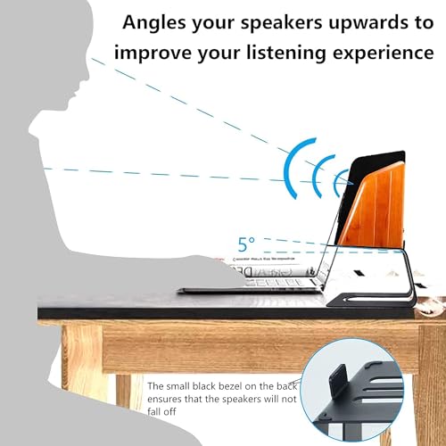 Ibvivic B061-SST-04 One Pair Metal Desktop Speaker Stands Professional Studio Monitor Stand thumb #5