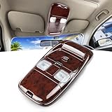 ORIVIN オーバーヘッドコンソールドームライトアセンブリ ダッジ・ラム 1500 2500 3500 1998-2002 LED インテリア ルーフ マップ リーディングランプ SN94TL2AA、ピーチウッド