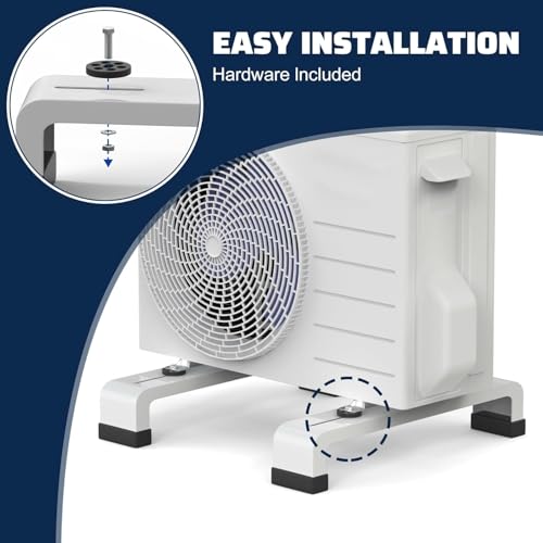 Image of (20 Inch) Split AC Stand Heavy Duty Air Conditioner Outdoor Unit Mounting Brackets Outdoor for All Types of Outdoor Units | AC Stand for Roof