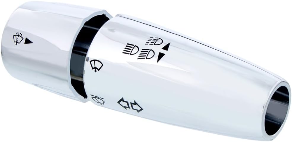 United Pacific 41408 - Turn Signal Lever Cover - Chrome Plastic Turn Signal Lever Cover For 2006-2019 Peterbilt & Kenwor