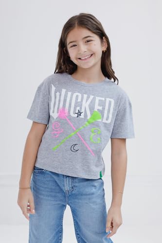 wicked Girls Cropped Boxy Drop Shoulder T-Shirt Toddler to Adult Sizes (2T - 2XL)2