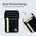 6200°F Fireproof Document Bag with Adjustable Strap – 12-Layer Heat Insulation – Large Capacity Organizer (15.75
