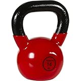 Movit Kettlebell PRO, Kugelhantel aus Gusseisen mit Vinylbeschichtung, 12 Varianten: 2 bis 24 kg, schadstoffgeprüft, Schwunghantel Kugelgewicht
