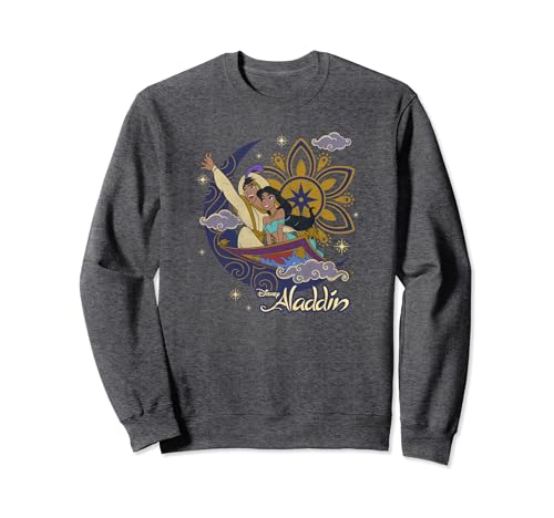 Sweatshirt Disney Aladdin et Jasmine tapis volant cadeau idéal nostalgique