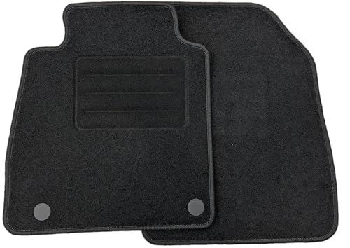 Ecolux Lot de 2 tapis de voiture en velours pour Ford Fusion (2002-2012) avant