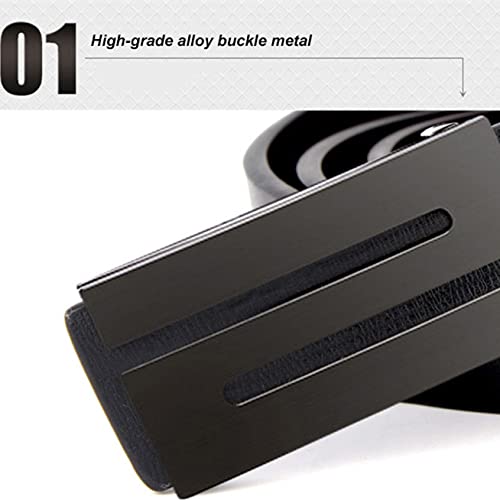 Men's Design 2nd Layer Genuine Leather Black Fashion Belts Male Jeans Belt Apparel Accessories for Men2