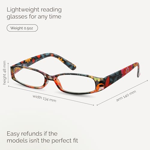 Image of Gaoye 4-Pack Readers for Women, Blue Light Blocking Reading Glasses, Stylish Reading Glasses for Women in 4 Patterns