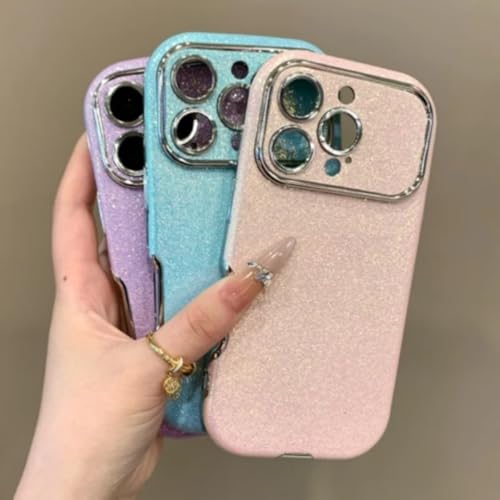 Coque paillettes iPhone 14 Plus violette pour vos soirées branchées - 4