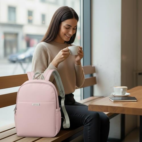 Image of VISMIINTREND College Backpack for Women, Girls |fits 13 Inch Laptop| Nylon Casual Daypack|Stylish Backpack|Bags for Tution | School | Travel |New Year Gifts