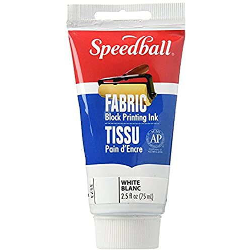 Speedball Tinta de Tela Art Products Company, Blanco, 2.5 oz