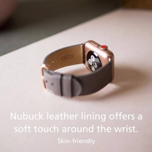 Bracelet en cuir Alto pour Apple Watch : l'histoire d'un savoir-faire italien caramel - 7