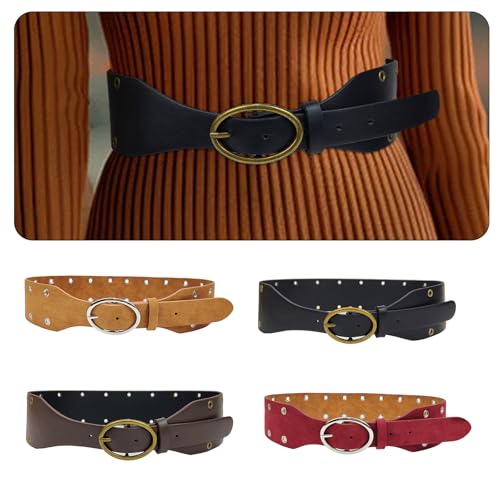 Rivet Studded Corset Adjustable Waistband Pants Belt Women Men Cincher Cool Waistband Punk Waist Belt Waist Accessory2