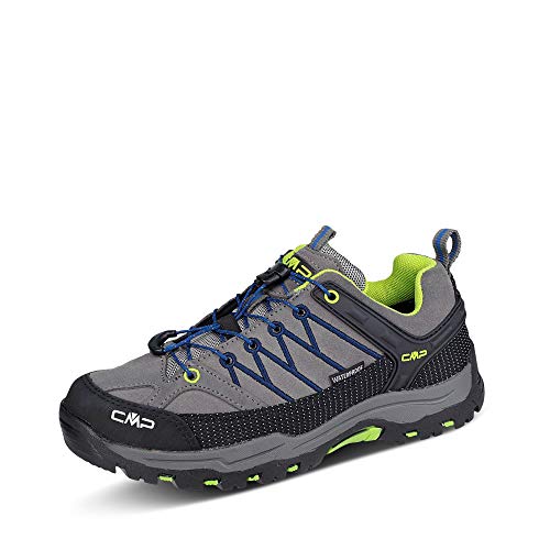 CMP Unisex-Kinder Kids Rigel Low Shoes Wp Trekking-& Wanderhalbschuhe, Schwarz (Graffite-Marine 35ud), 33 EU