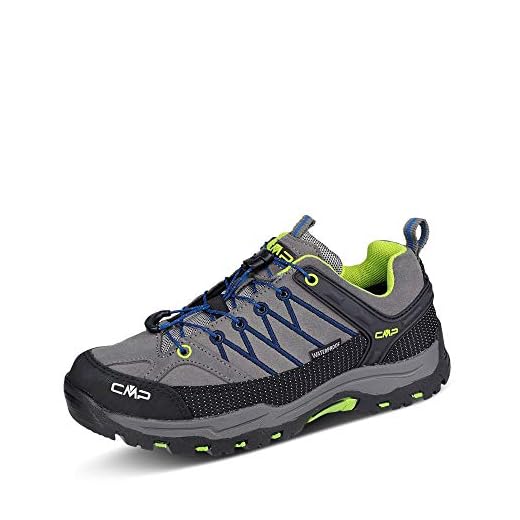 CMP Unisex-Kinder Kids Rigel Low Shoes Wp Trekking-& Wanderhalbschuhe, Schwarz (Graffite-Marine 35ud), 33 EU
