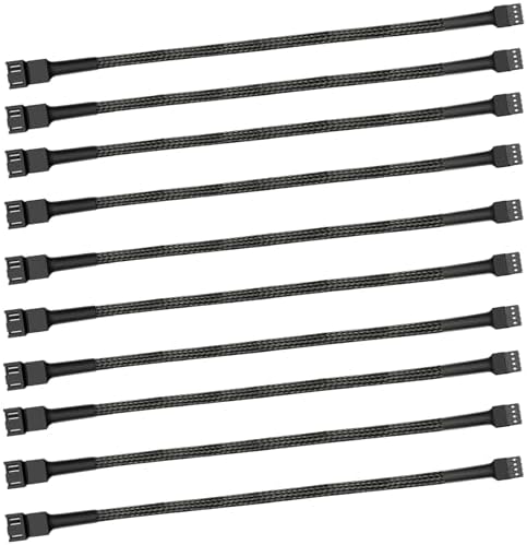 12" PWM Fan Extension Cable - 4 Pin, 30cm (10pcs)