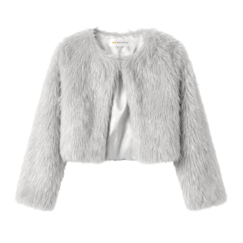 Image of BOLEROSE Girls Faux Fur Bolero Jacket
