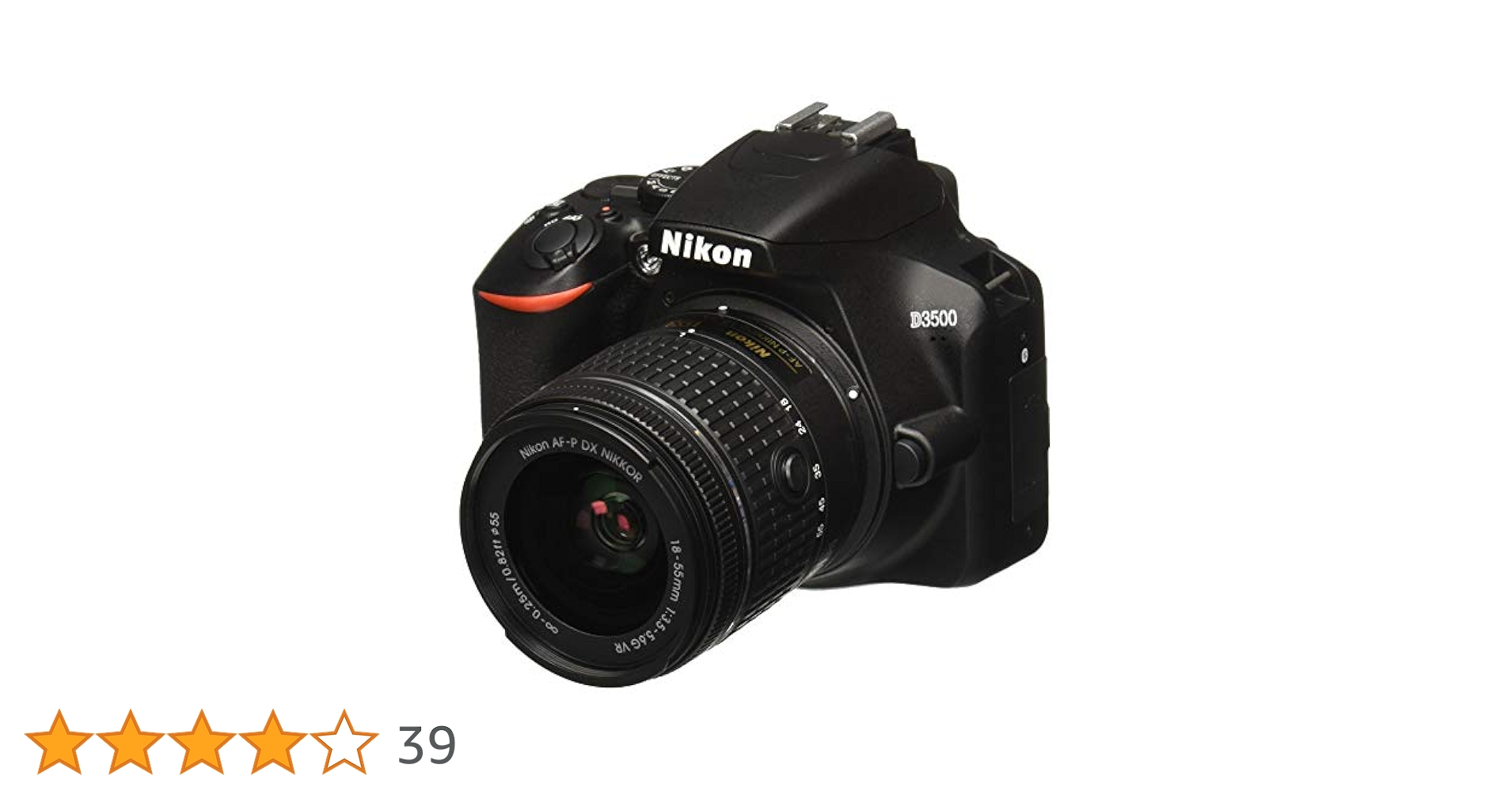 Amazon | Nikon D3500 W/AF-P DX NIKKOR 18-55mm f/3.5-5.6G VR
