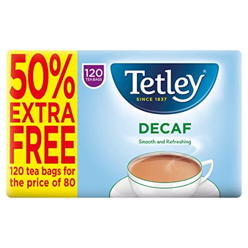 Tetley Bolsitas de té descafeinado x120