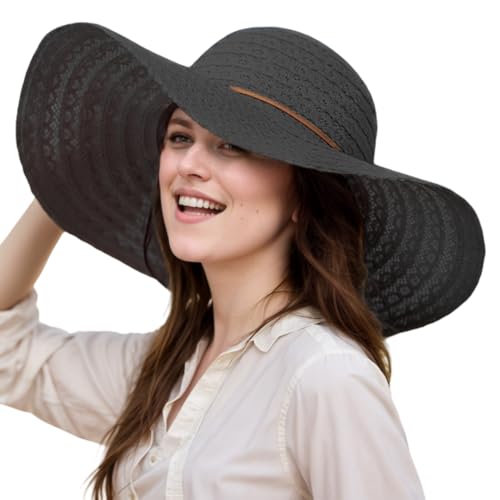 Sombrero de sol para mujer tipo bucket con amplia ala miniatura 1