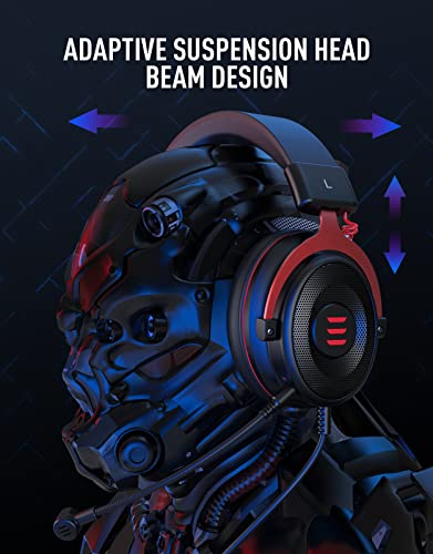 EKSA-Cuffie-Gaming-Cuffie-da-Gaming-Filo-Stereo-con-Microfono-Jack-da-35-mm-Driver-Dinamici-da-50-mm-Cuscinetti-Isolanti-Controlli-in-Linea-per-PC-PS4-PS5-Nintendo-Switch-Xbox-One-Laptop-Tablet