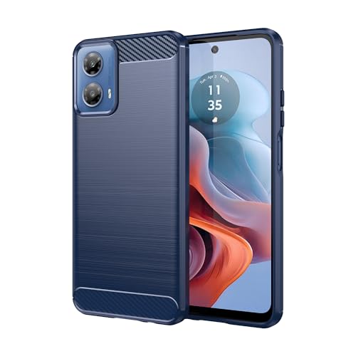 Coque pour Moto G34 antichoc bleue idéale pour le quotidien actif