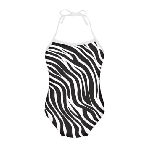Image of Girl Funny Cute Beach Sport Halter One Piece Swimsuit Bathing Suit for 3-10 Year