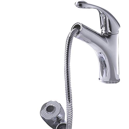 FOReverweihuajz Adjustable Durable Faucet Kitchen Bathroom Wash Basin Retractable Handheld Spring Tap - Easy to Install and 9 Types is Available 1#