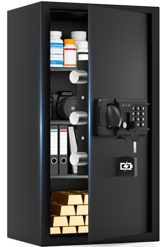 85L Extra Großer Feuerfester Safe Tresor für Zuhause, Tresor...