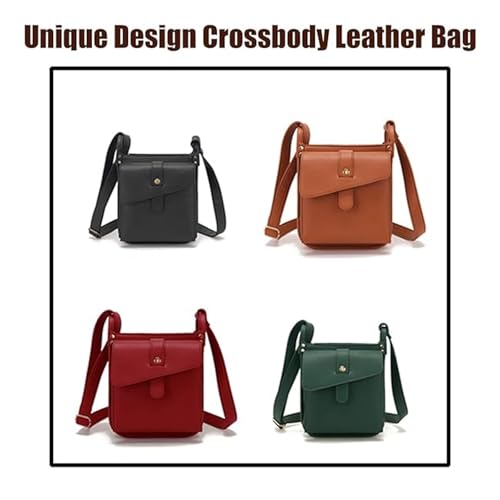Dollver Crossbody Purse, Purses Handbag with Built in Wallet, Unique Design Crossbody Leather Bag3