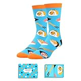 Zmart Men Funny Food Sushi Crew Socks