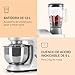 Klarstein Batidora Amasadora con Bol 5L para Hornear Imagen de Klarstein Batidora Amasadora con Bol 5L para Hornear