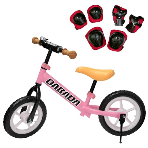 DABADA（ダバダ） ランバイク ペダルなし自転車 子供用 スタンド付き バランス 2歳～5歳 (ピンク)