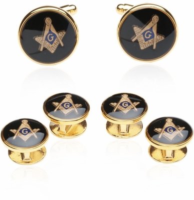 Freemason Cufflinks Formal Set Cuff Links