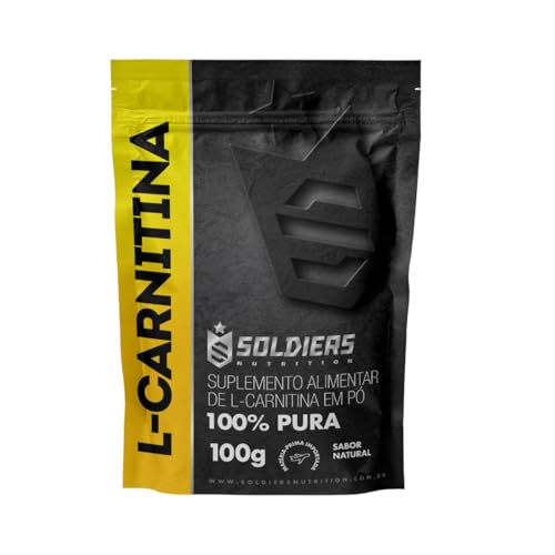L - Carnitina 100g 100% Puro Importado - Soldiers Nutritions